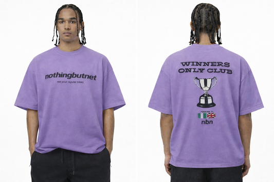 NBN Purple Winners Only Club T-shirt. 2026 Rendition