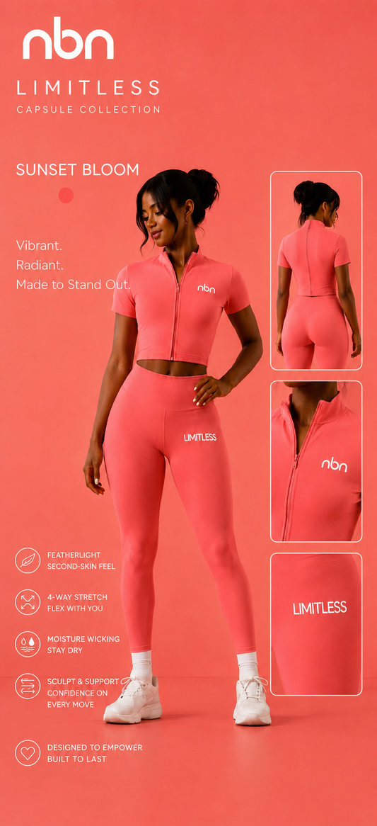 NBN Limitless™ Women’s Short Sleeve Sunset Bloom Set