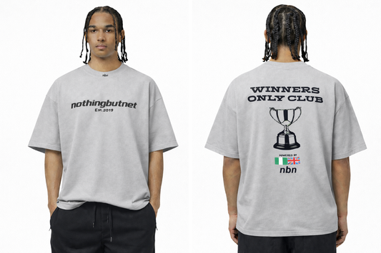NBN Grey Winners Only Club T-Shirt. 2026 Rendition.