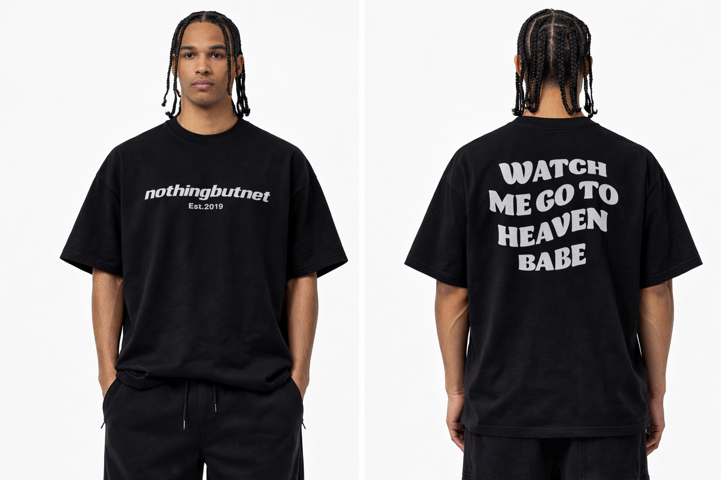 NBN Black WMGTHB T-Shirt. 2026 Rendition.