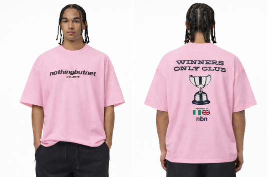 NBN Pink Winners Only Club T-Shirt. 2026 Rendition.