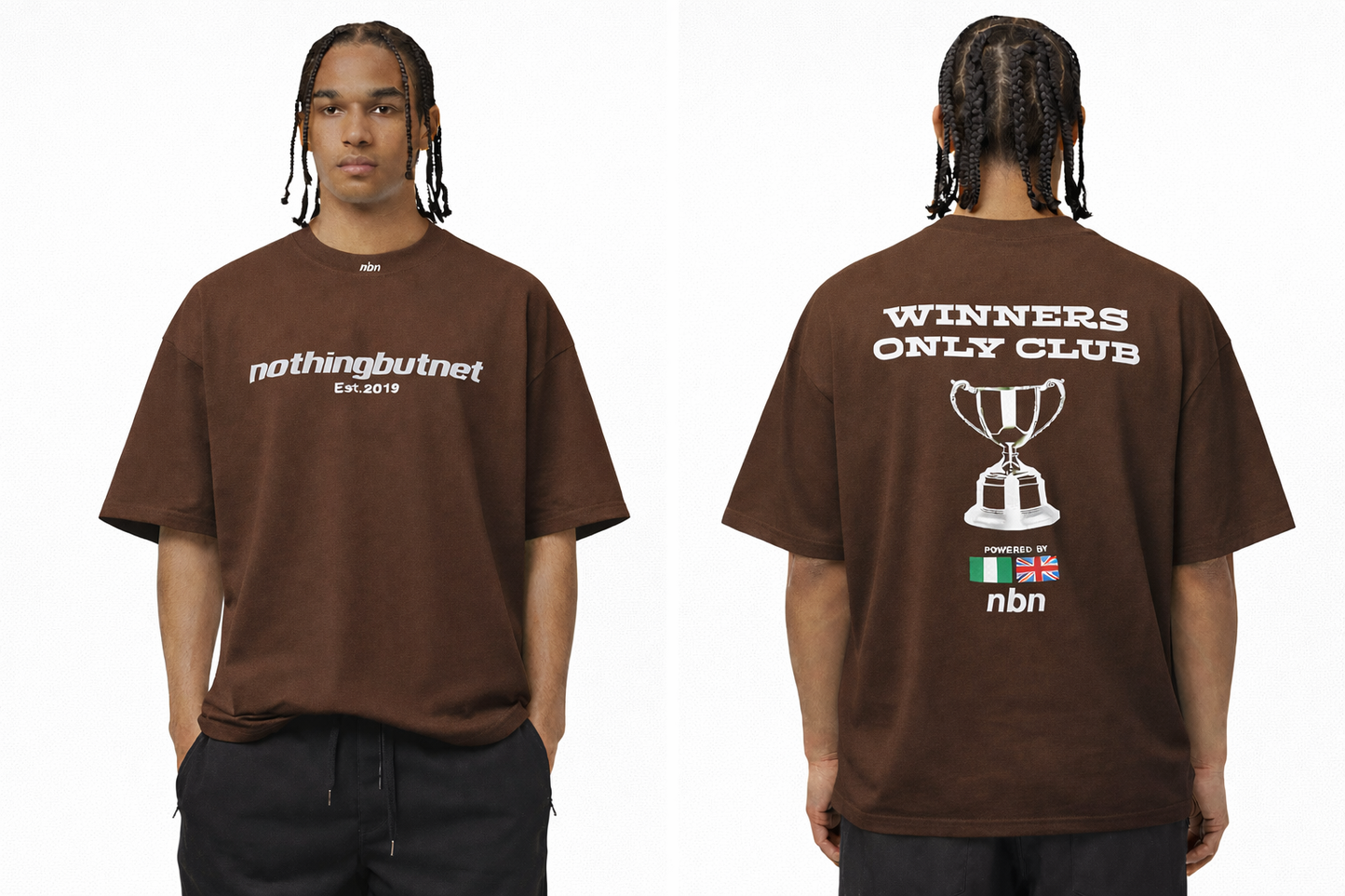 NBN Brown Winners Only Club T-Shirt. 2026 Rendition