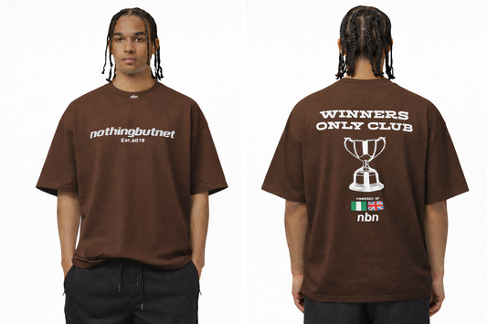 NBN Brown Winners Only Club T-Shirt. 2026 Rendition