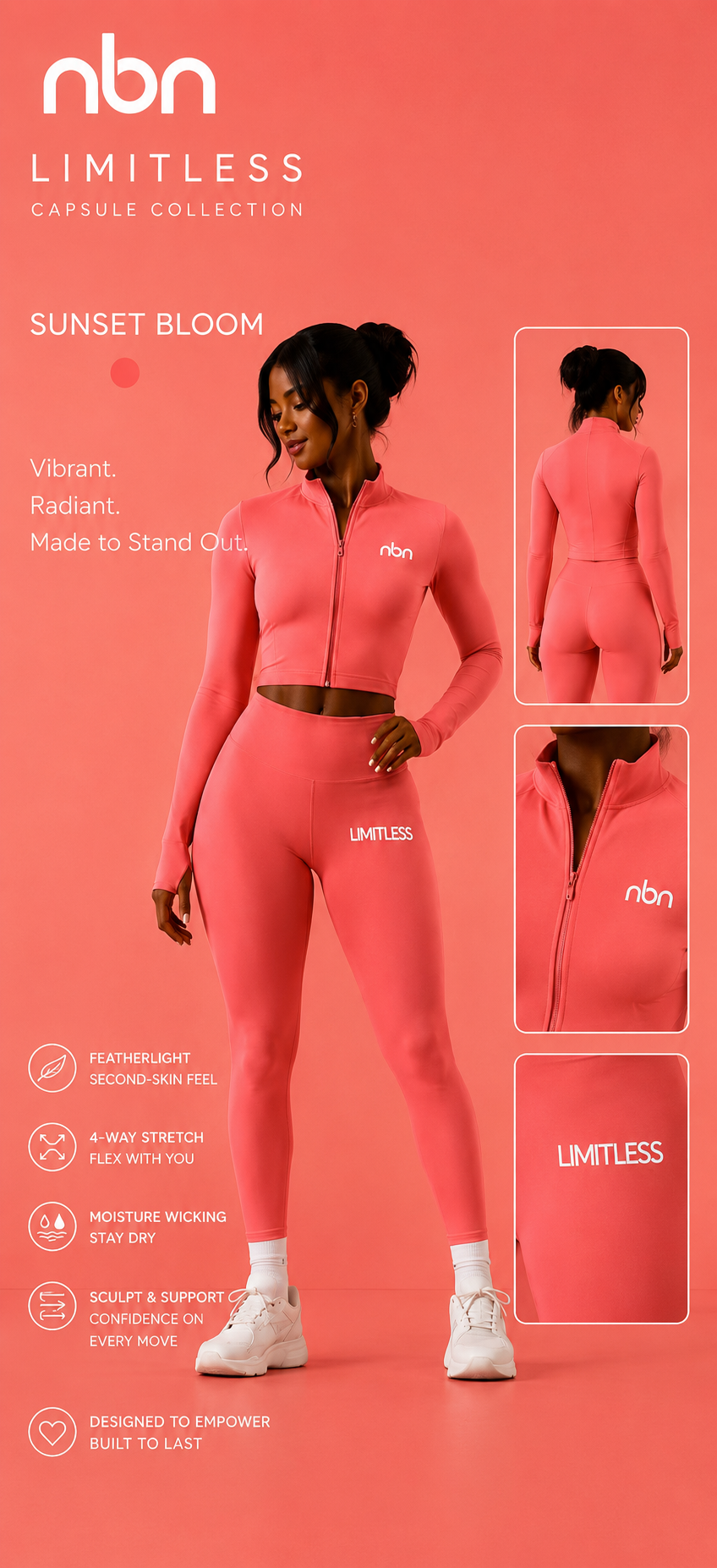 NBN Limitless™ Women’s Long Sleeve Sunset Bloom Set