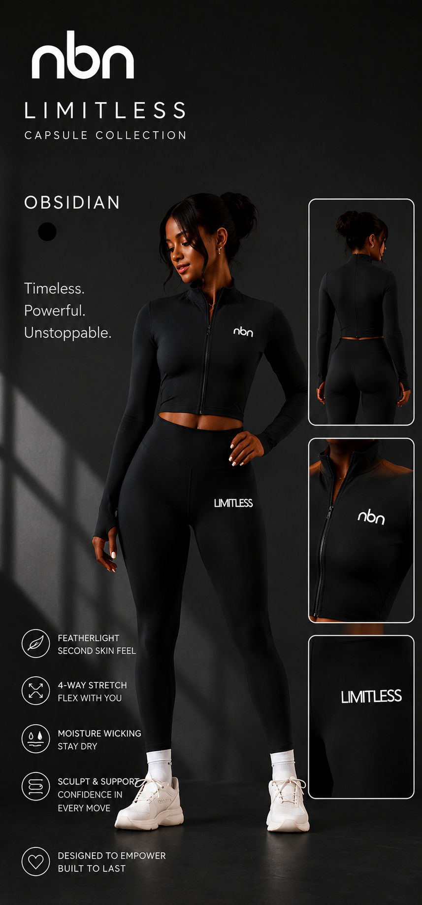 NBN Limitless™ Women’s Obsidian Long sleeve Set