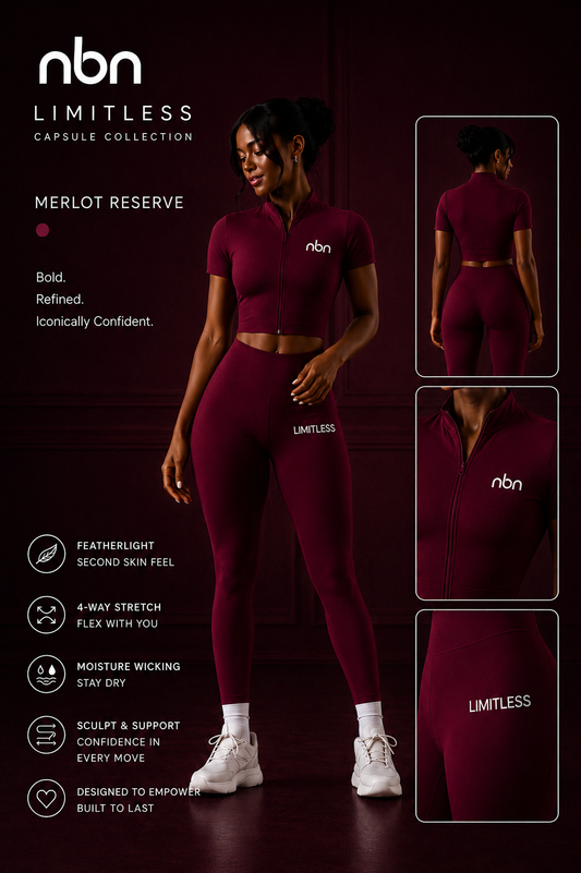 NBN Limitless™ Women’s Short Sleeve Merlot Reserve Set
