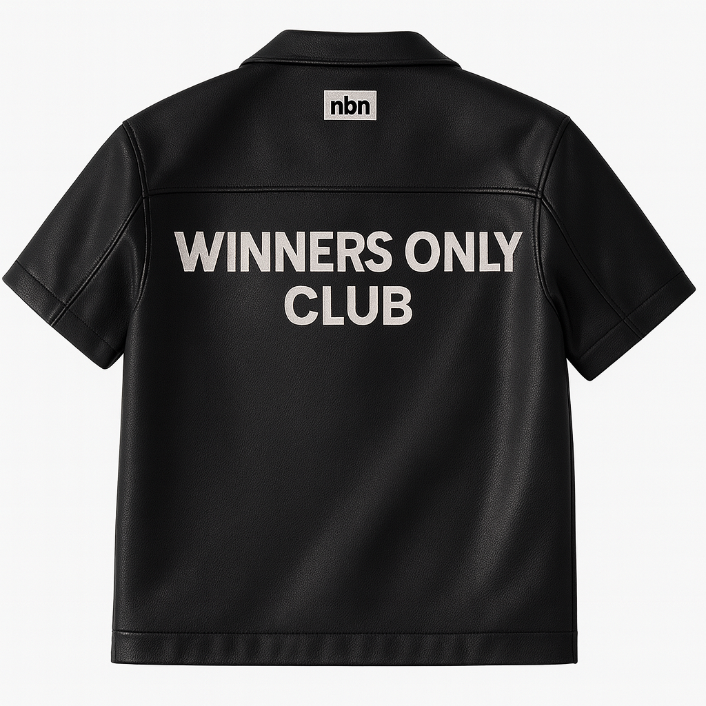 NBN Winners Only Club Leather Jacket